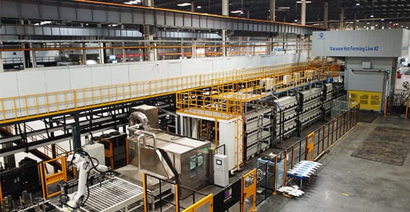 Vacuum Hot Forming Line Overview 1