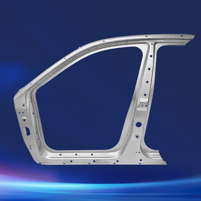 一体式真空热成形电镀锌门环