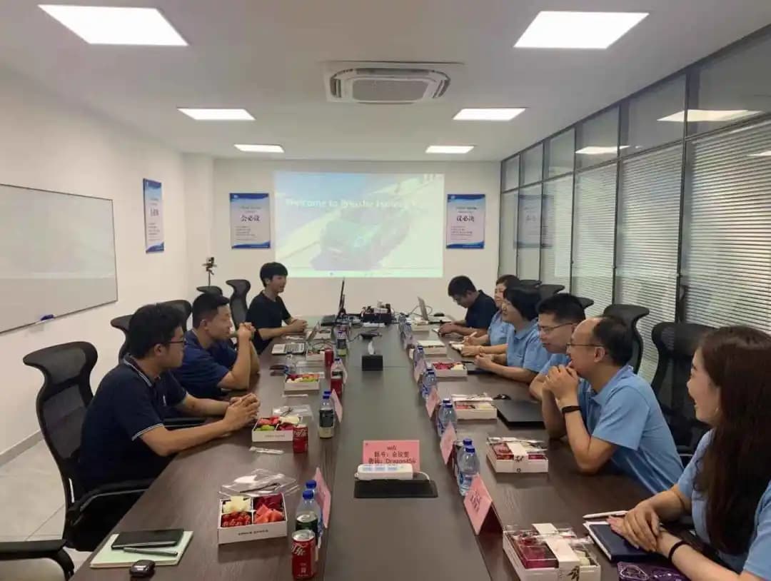 热烈欢迎！ 长城光束领导莅临普热斯勒海门工厂考察指导！