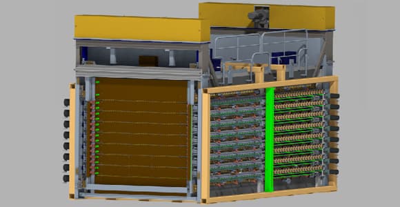 Multi-layer Roller Hearth Heating Furnace Body